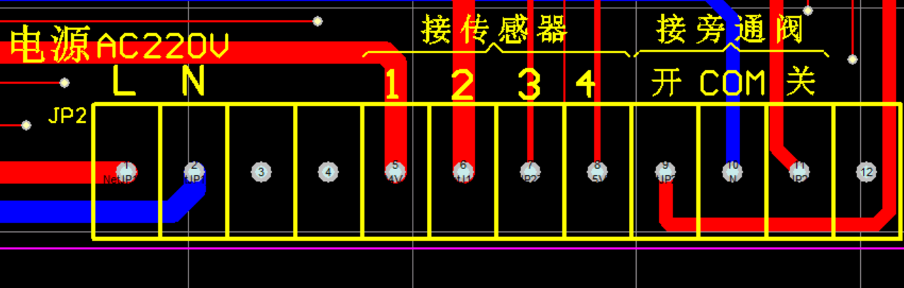 余压控制箱端子示意图